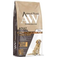 Animal World Kuzu Etli Orta ve Büyük Irk Yetişkin Köpek Maması 15 kg
