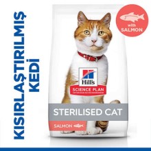 Hills Sterilised Kısırlaştırılmış Somonlu Kedi Maması 10 kg