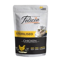 Felicia Tahılsız Tavuklu Pouch Kısırlaştırılmış Konserve Kedi Maması 85 GR X 12 ADET