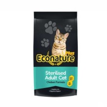 Econature Plus Tavuklu Kısırlaştırılmış Yetişkin Kedi Maması 15 kg