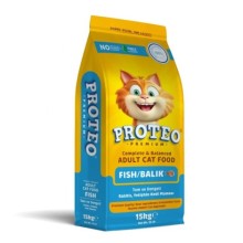 Proteo balıklı yetişkin kedi maması 15 kg