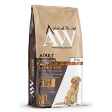 Animal World Kuzu Etli ve Pirinçli 15 kg Köpek Maması