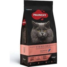 Paunchy Somonlu ve Hamsili 15 kg Kısırlaştırılmış Yetişkin Kedi Maması